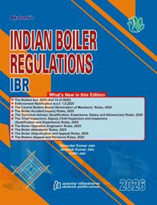 Akalanks Indian Boiler Regulations 2026 alongwith Boilers Act 2025 and New Rules made thereunder in 2025